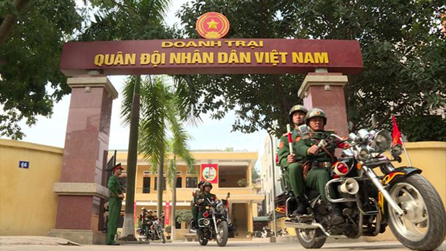  Lực lượng Kiểm soát quân sự thực hiện nhiệm vụ.