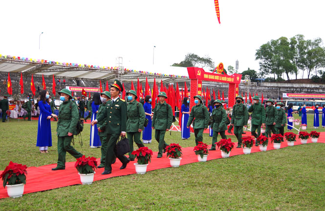  Công tác tuyển quân của tỉnh hàng năm đều đạt chỉ tiêu cấp trên giao.