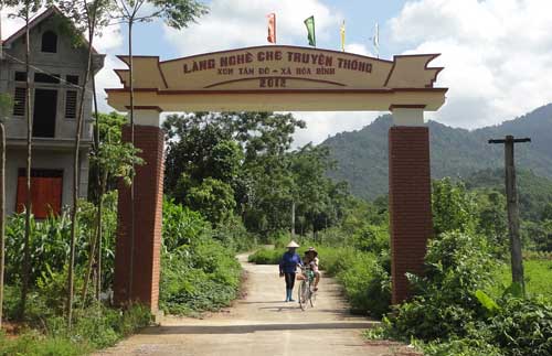  Cuối năm 2012, xóm Tân Đô, xã Hòa Bình (Đồng Hỷ) chính thức được UBND tỉnh công nhận là làng nghề chè truyền thống. Toàn xóm hiện có gần 20ha chè.