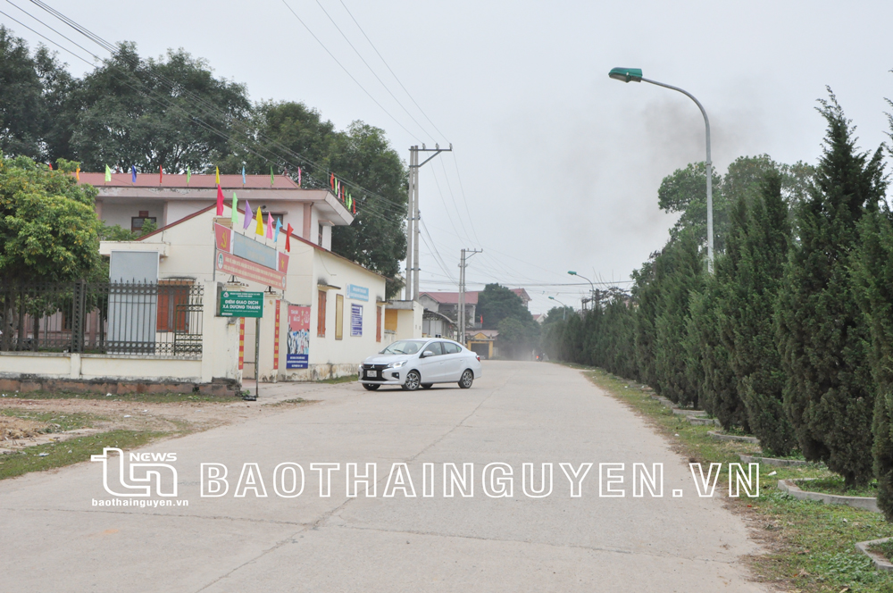  Giao thông là một trong những tiêu chí được xã Dương Thành chú trọng nâng cao trong thời gian tới.