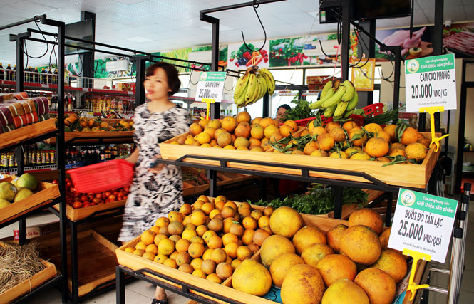  Mặc dù Thái Nguyên có nhiều sản phẩm có thương hiệu nhưng lại ít được bày bán  trong siêu thị trên địa bàn T.P Thái Nguyên.