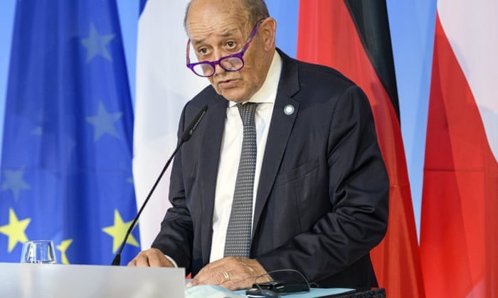  Ngoại trưởng Pháp Jean-Yves Le Drian. Ảnh: Guardian