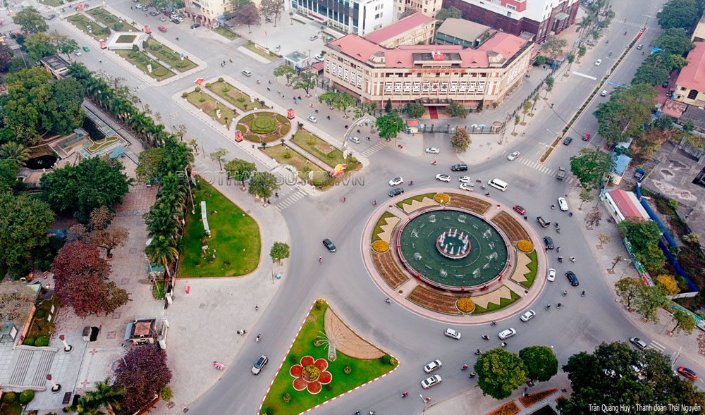  Khu vực trung tâm T.P Thái Nguyên.