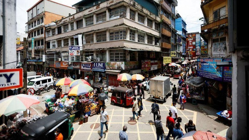  Chợ Pettah tại thủ đô Colombo, Sri Lanka, ngày 18/4/2022. (Ảnh: Reuters)