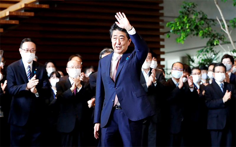  Ông Abe tại thủ đô Tokyo, ngày 16/9/2020. (Ảnh: Reuters)