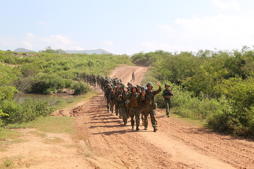   Hoàn thành nhiệm vụ diễn tập.