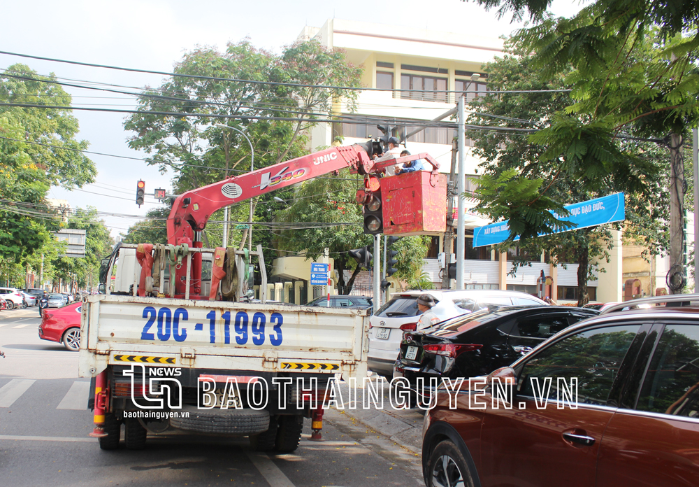  TP. Thái Nguyên đã đầu tư hàng chục tỷ đồng để chỉnh trang đô thị. 