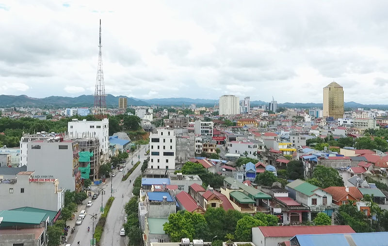  Một góc trung tâm phường Hoàng Văn Thụ (T.P Thái Nguyên) hôm nay.