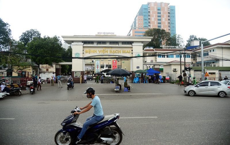  Bệnh viện Bạch Mai là một trong những ổ dịch COVID-19 có nguy cơ cao nhất tại thời điểm này.