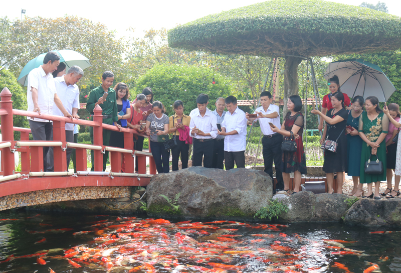  Ngày cao điểm, Trung tâm Thương mại và du lịch Dũng Tân (T.P Sông Công) tiếp đón gần 16.000 lượt nhân dân, du khách, tuy nhiên rất ít khách nghỉ qua đêm.